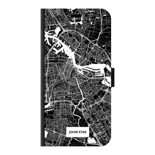 Apple iPhone 15 Plus Wallet case (front printed, black)